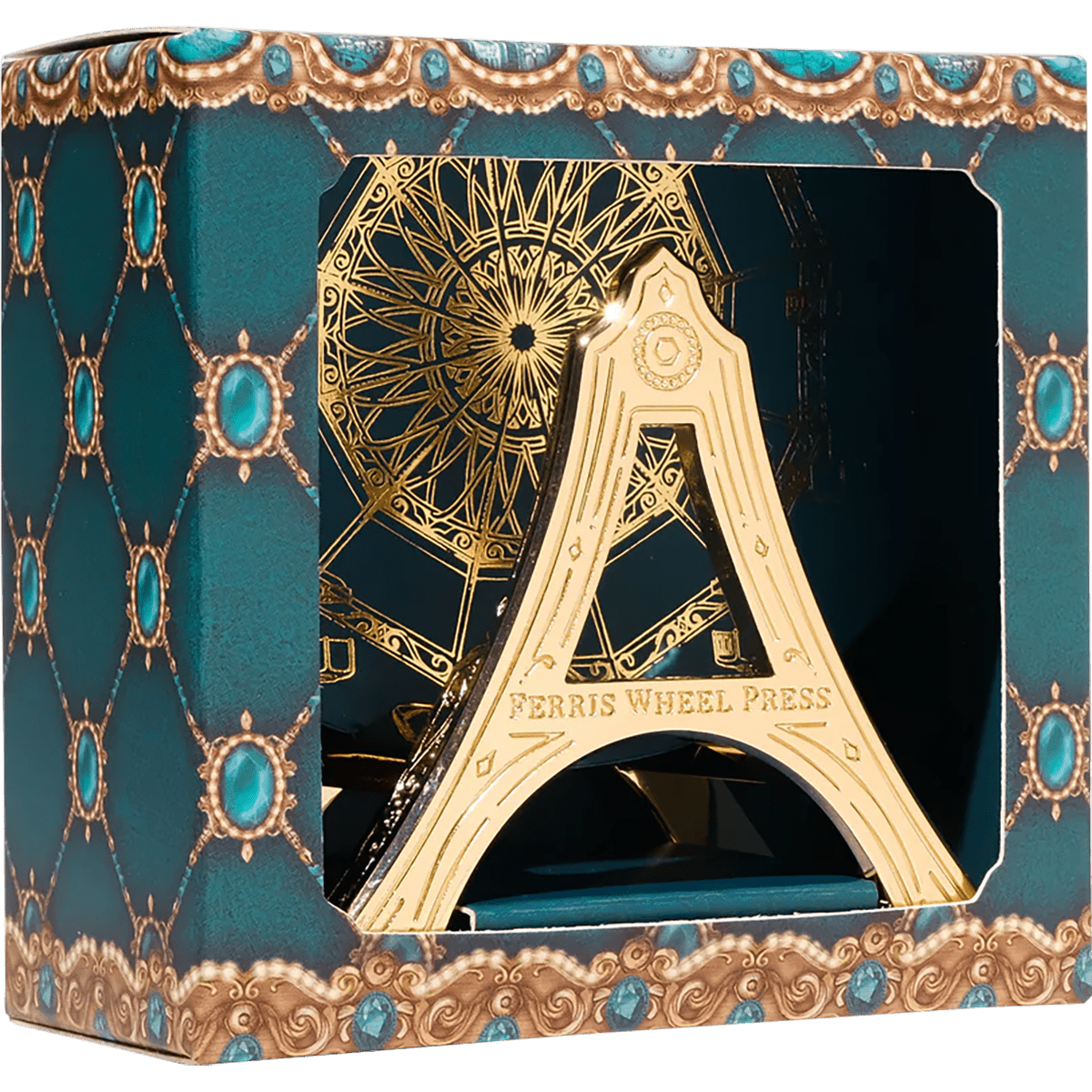 Ferris Wheel Press Ink Bottle Carriage - 38ml (Gold Polished Edition) - Pen Boutique Ltd
