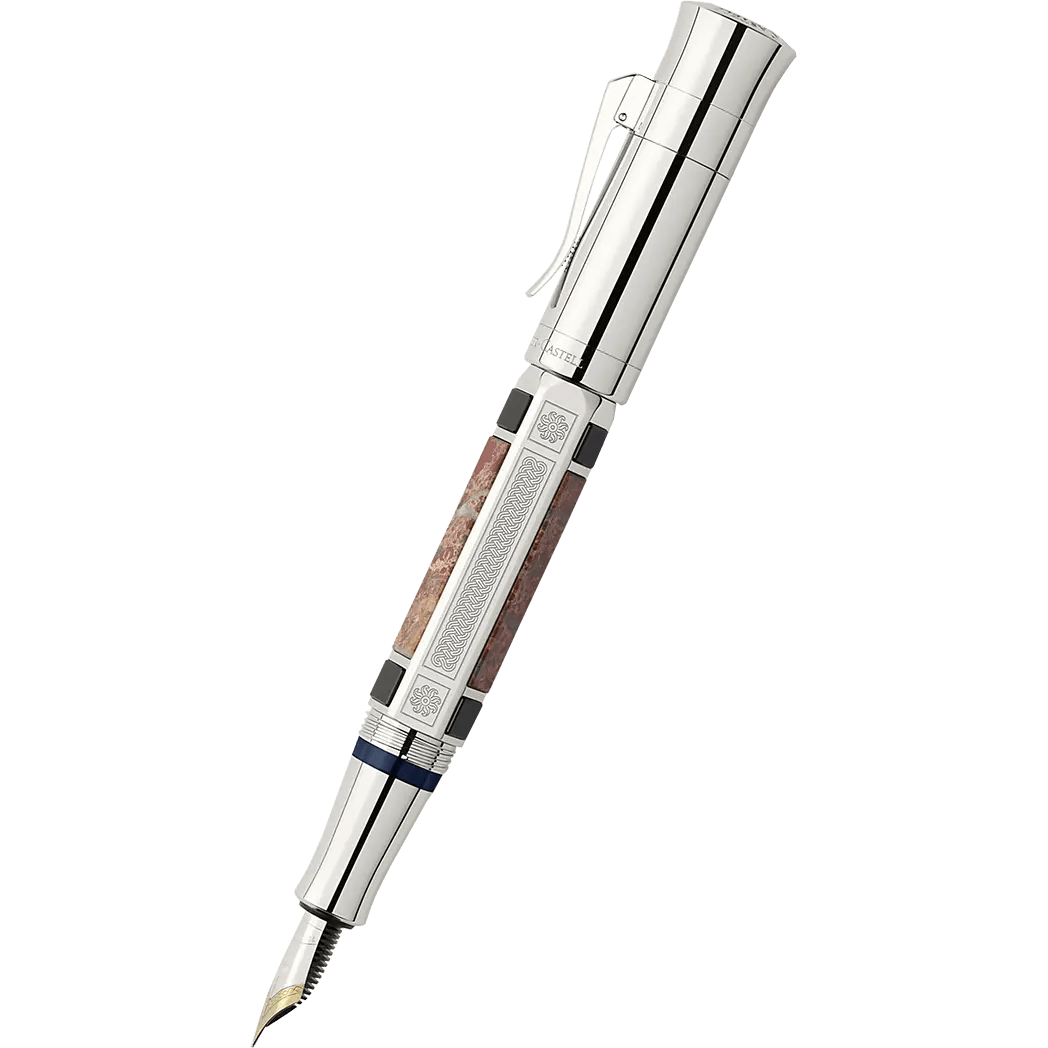 Graf Von Faber-Castell Pen of the Year 2014 PLATINUM Fountain Pen - Pen Boutique Ltd