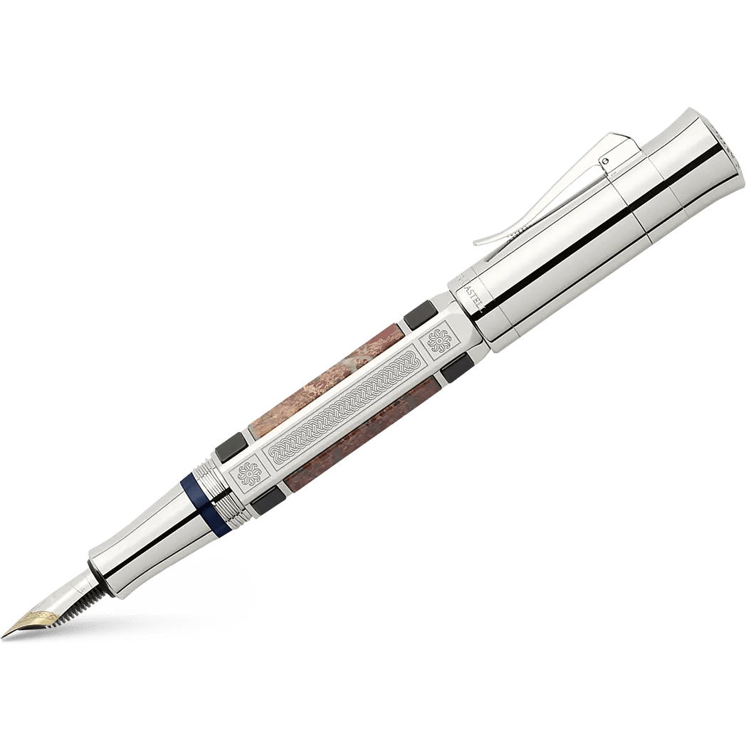 Graf Von Faber-Castell Pen of the Year 2014 PLATINUM Fountain Pen - Pen Boutique Ltd