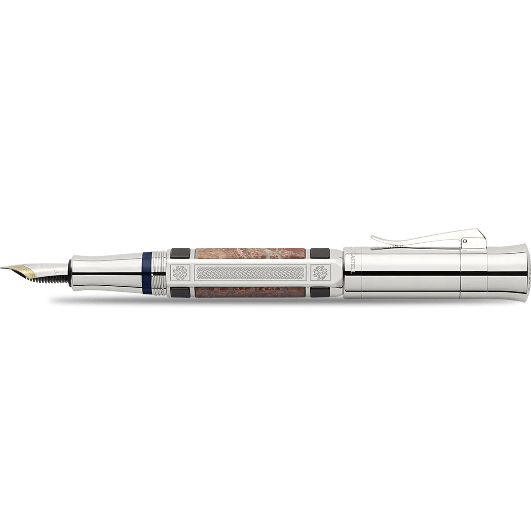 Graf Von Faber-Castell Pen of the Year 2014 PLATINUM Fountain Pen - Pen Boutique Ltd