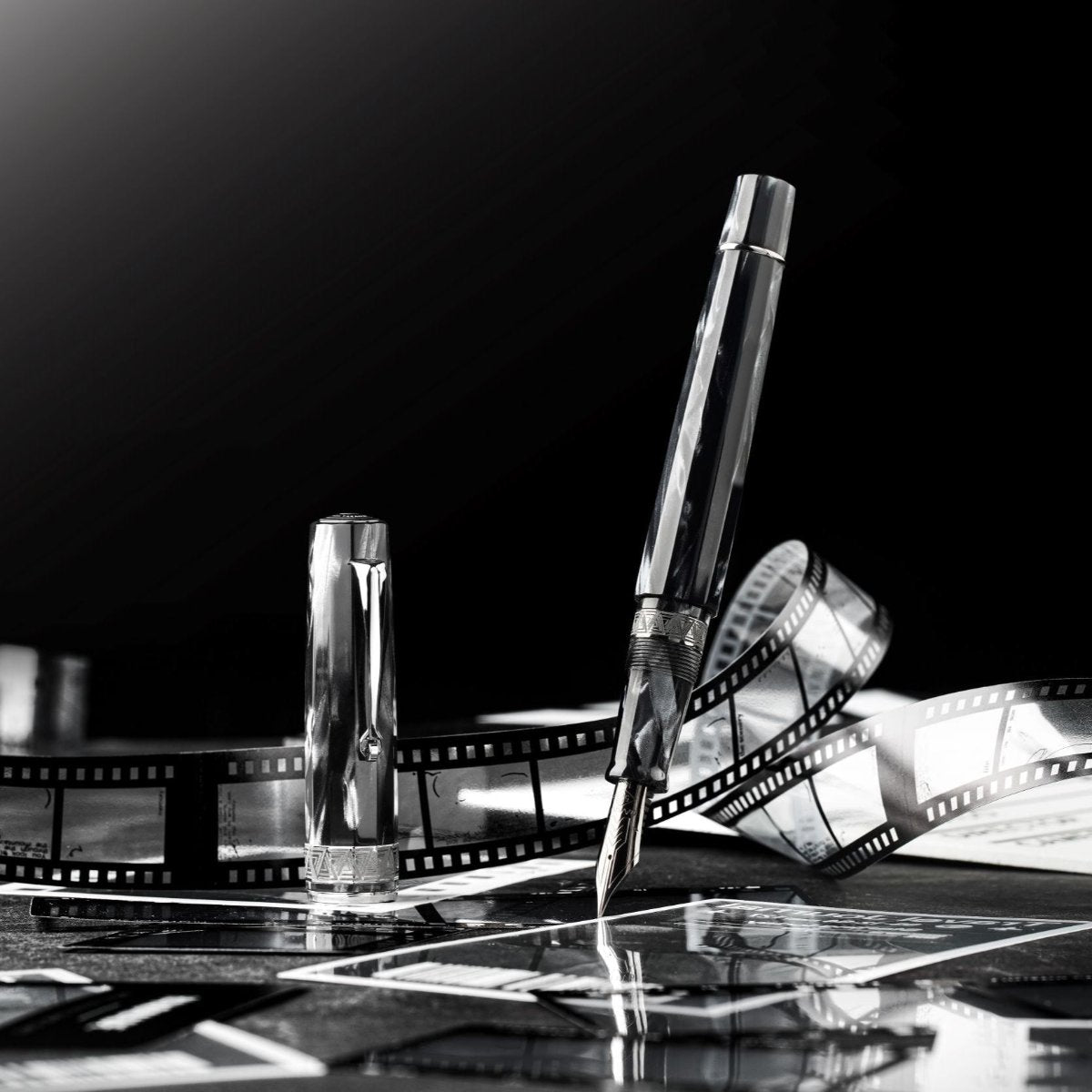 Omas Paragon Fountain Pen - Grigio Perla - Pen Boutique Ltd