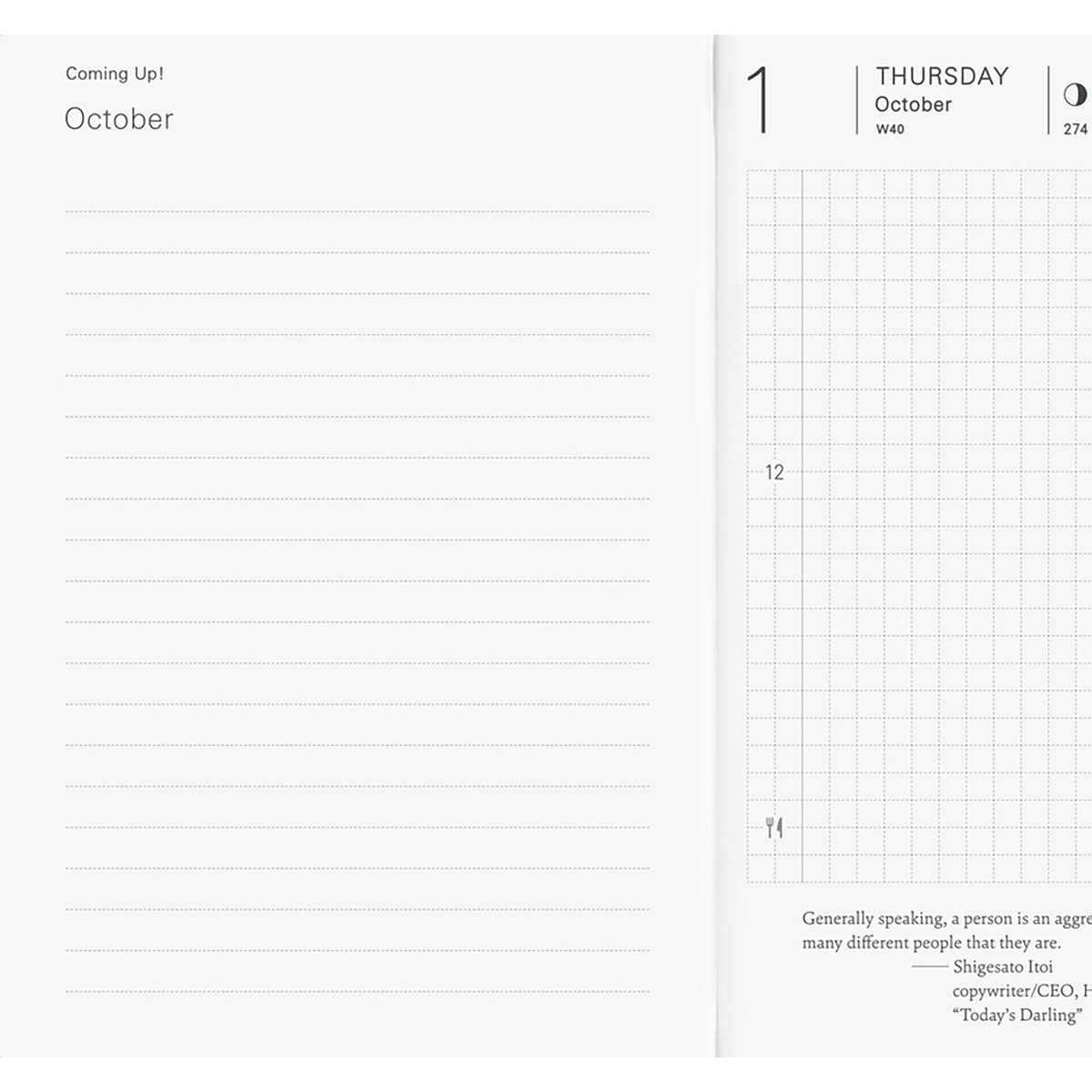 Hobonichi 2026 English Planner Book - A6 (January Start) - Pen Boutique Ltd
