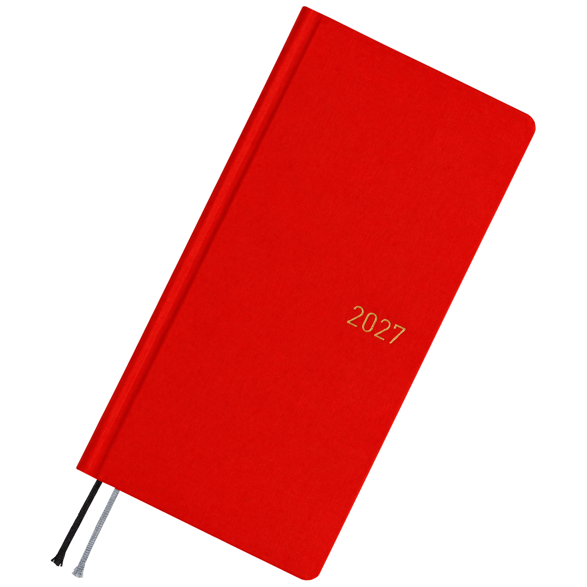 Hobonichi 2027 Light Hardcover Book - Colors: Poppy Red - Tall & Slim (Weeks - Janaury Start) - Pen Boutique Ltd