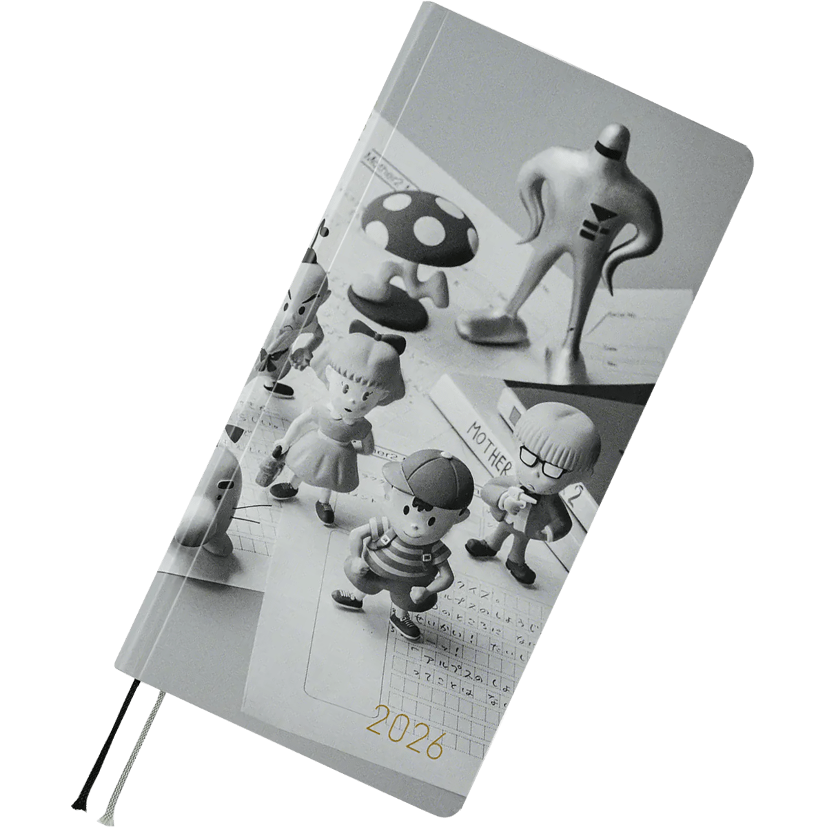 Hobonichi Light Hard Cover English Book - MOTHER: The Secret of MOTHER 2 - Tall & Slim (Weeks - January Start) - Pen Boutique Ltd
