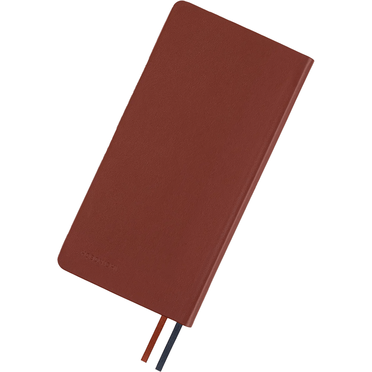 Hobonichi Light Hard Cover Japanese Book - Leather: Wine Brown - Tall & Slim (Weeks - April Start) - Pen Boutique Ltd