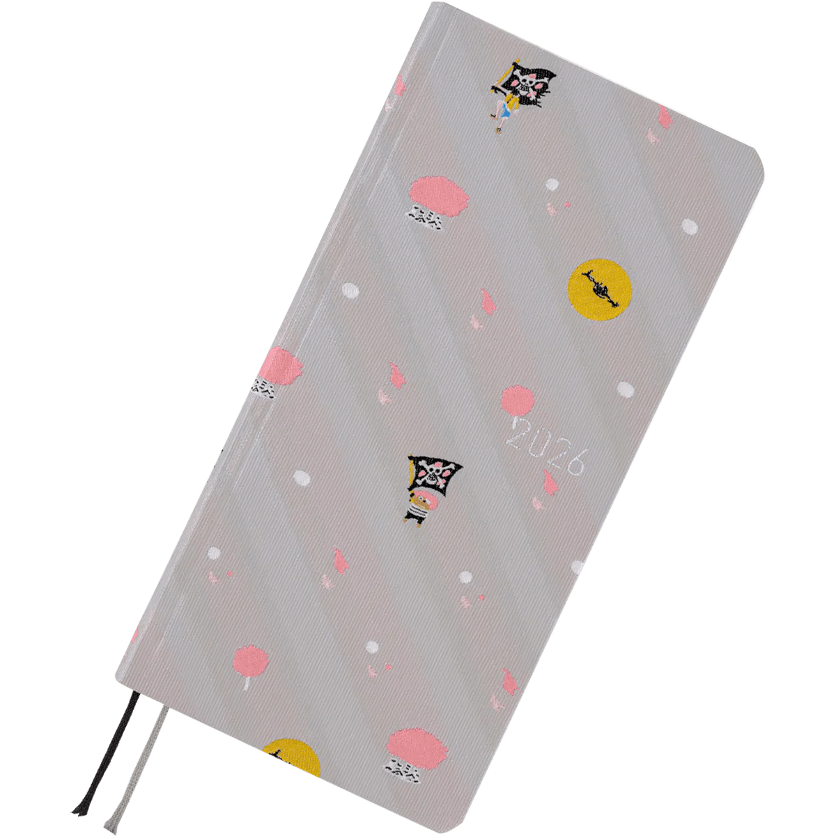 Hobonichi Light Hard Cover Japanese Book - ONE PIECE Magazine: Hiriluk’s Cherry Blossoms - Tall & Slim (Weeks - April Start) - Pen Boutique Ltd
