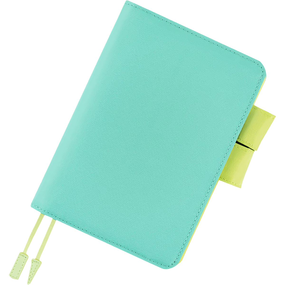 Hobonichi Japanese Book & Cover - Aqua Lime - A6 (April Start) - Pen Boutique Ltd