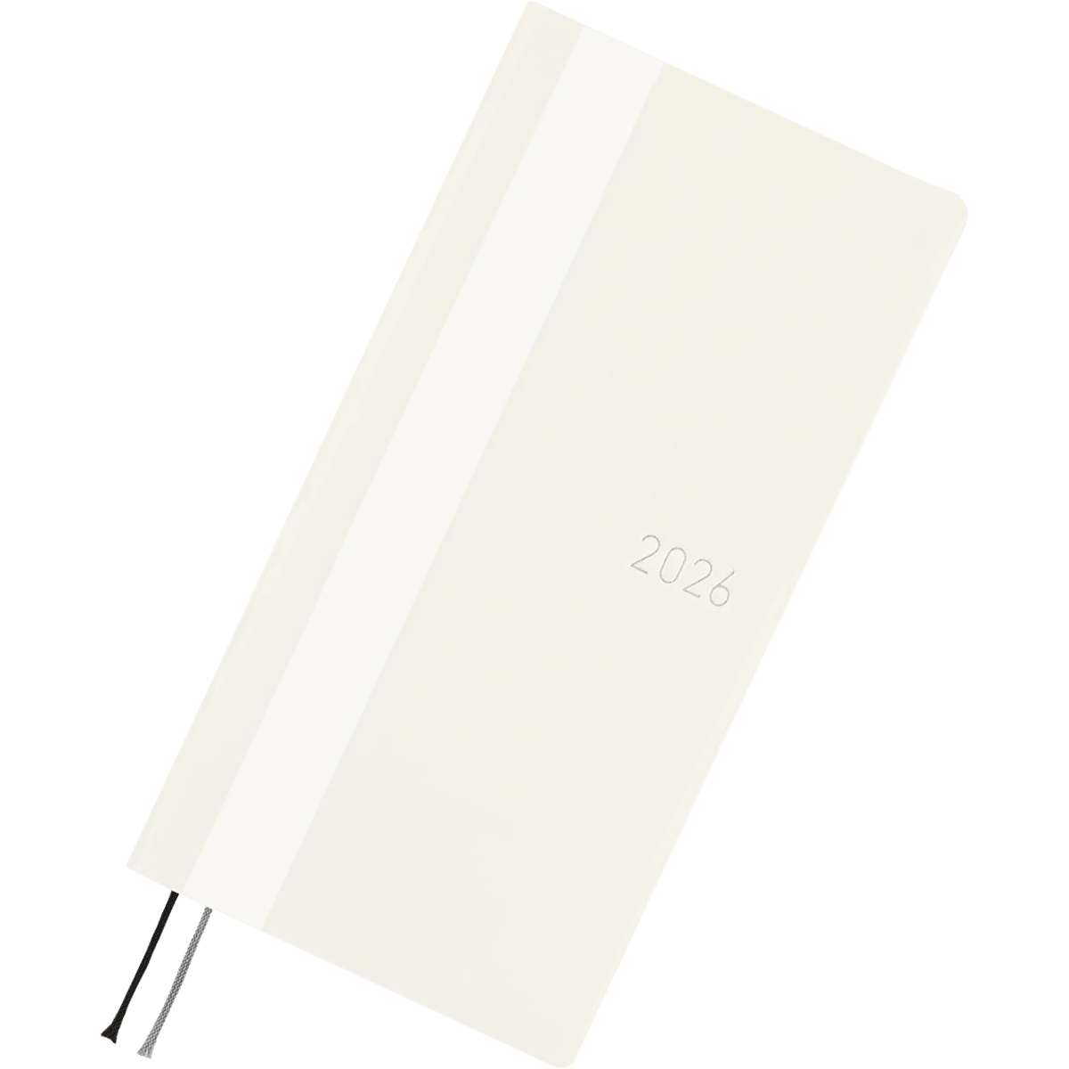 Hobonichi Soft Cover Japanese Book - White Line: Ivory - Tall & Slim (Weeks - April Start) - Pen Boutique Ltd