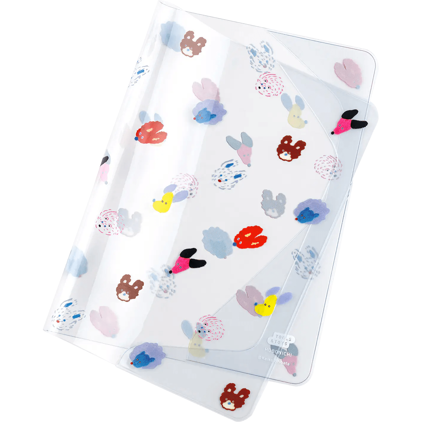Hobonichi Cover on Cover - Keiko Shibata - A5 (Dog Ears Fluttering in the Wind) - Pen Boutique Ltd