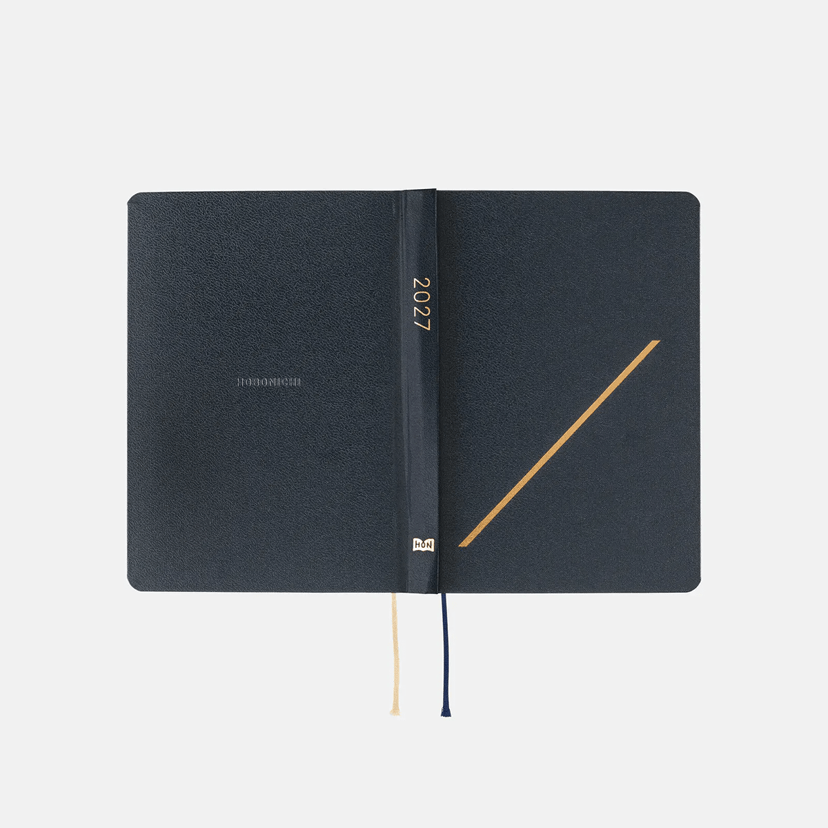 Hobonichi HON Light Hardcover Japanese Book - Slash Navy - A6 (January Start) - Pen Boutique Ltd