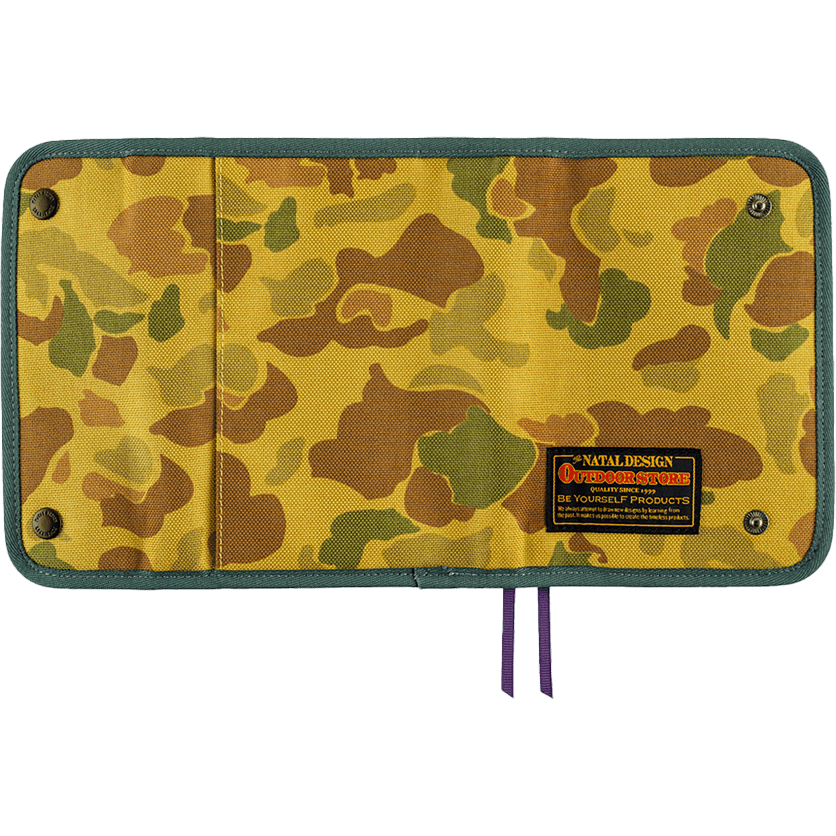 Hobonichi Japanese 2027 Cover - Natal Design: Hello New Day! (Camo) - A6 - Pen Boutique Ltd