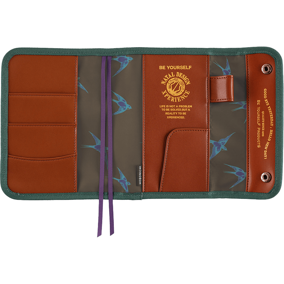 Hobonichi Japanese 2027 Cover - Natal Design: Hello New Day! (Camo) - A6 - Pen Boutique Ltd