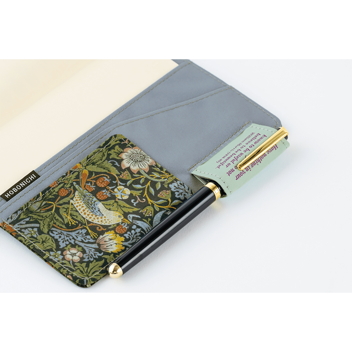 Hobonichi Japanese 2027 Cover - V&A Series: Strawberry Thief - A6 - Pen Boutique Ltd