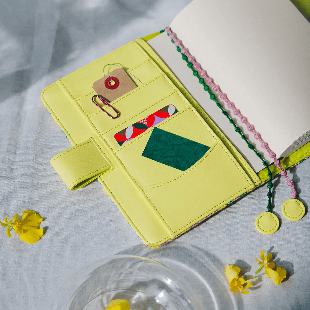 Hobonichi Japanese 2027 Cover - Minä Perhonen: Skyful (Yellow) - A6 - Pen Boutique Ltd