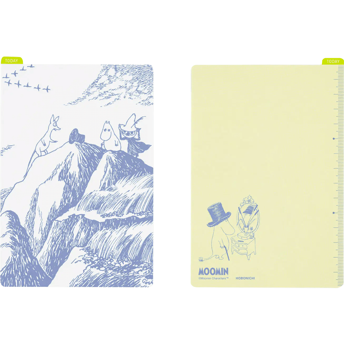 Hobonichi Pencil Board - Moomin - A6 (Mysterious Hat) - Pen Boutique Ltd