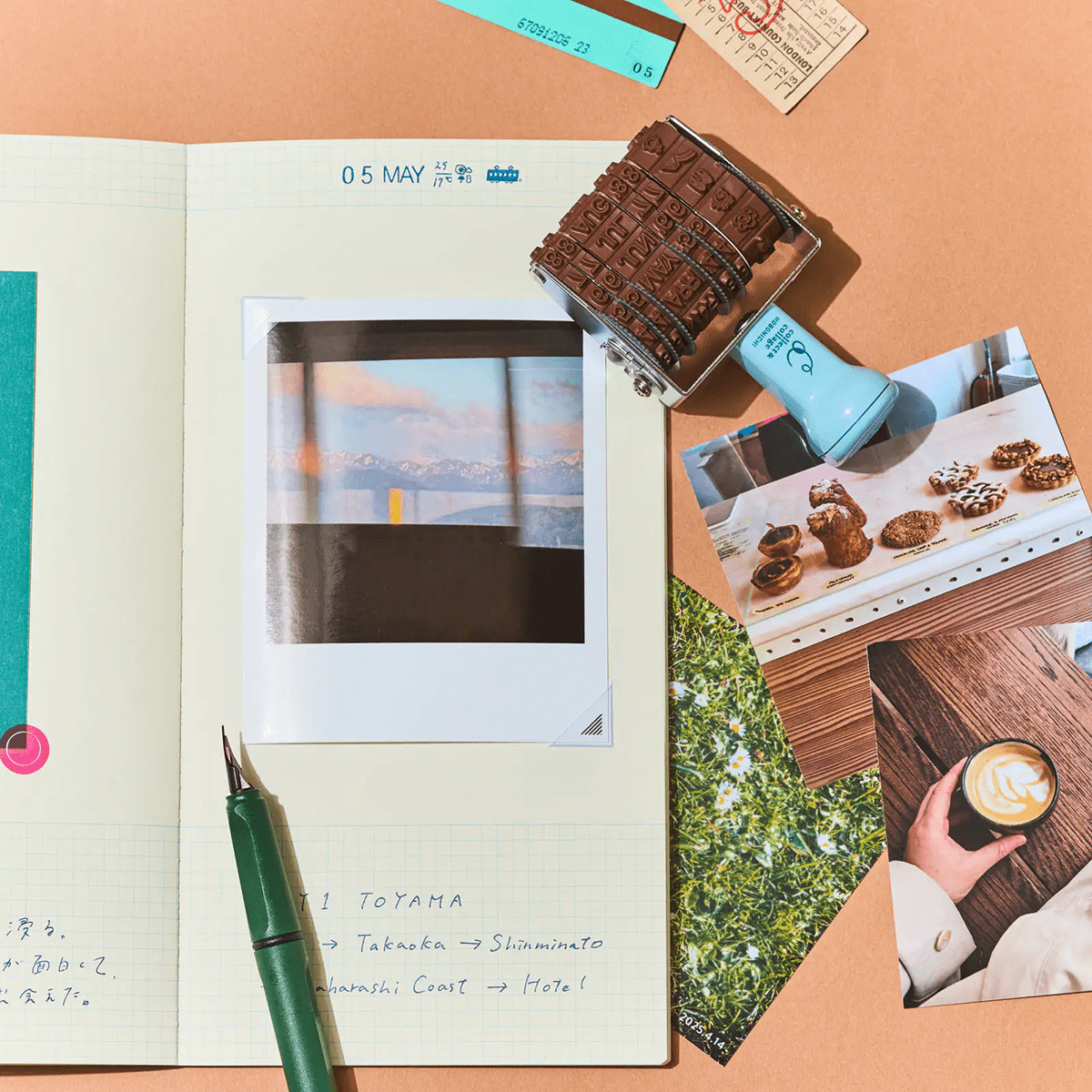 Hobonichi Rotating Stamp - Collect & Collage: Daily Memories - Pen Boutique Ltd