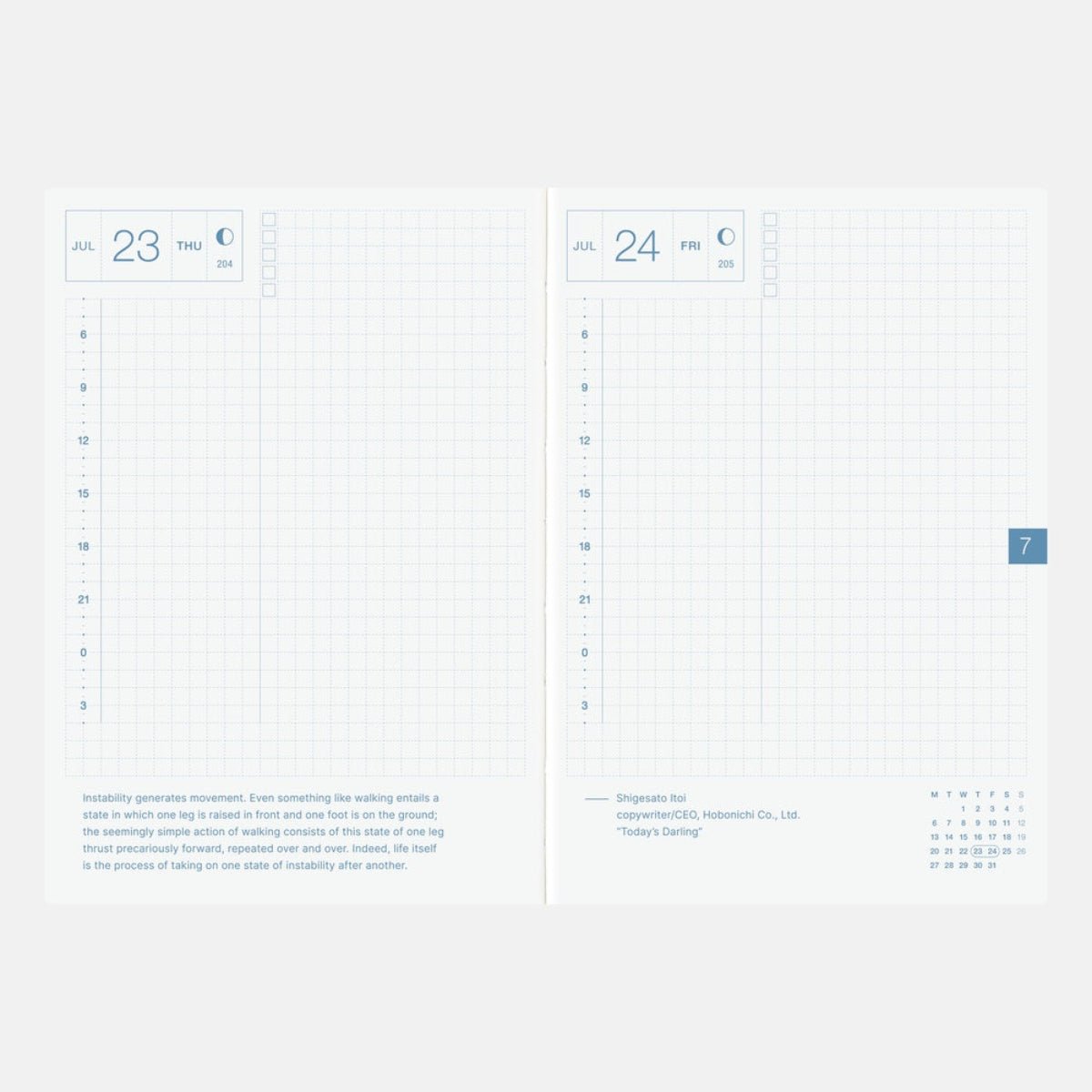 Hobonichi Techo 2026 English Original Book - A6 (January Start) - Pen Boutique Ltd