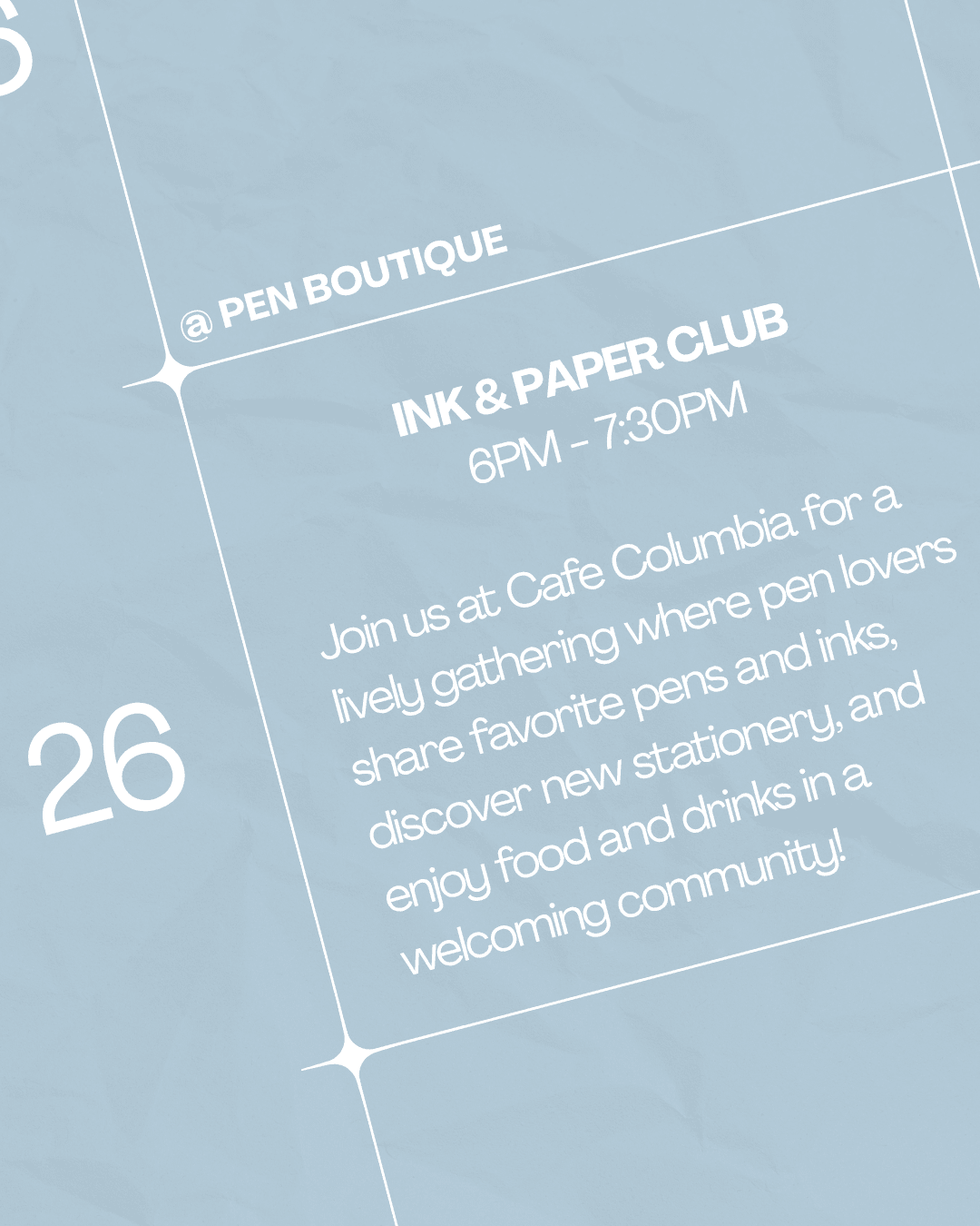Ink & Paper Club Meetup 4 - Pen Boutique Ltd