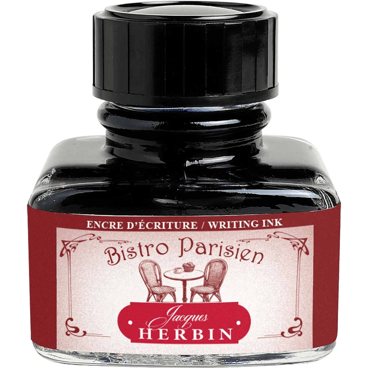 J. Herbin Paris Ink Bottle - Parisian Bistro Garnet - 30ml - Pen Boutique Ltd