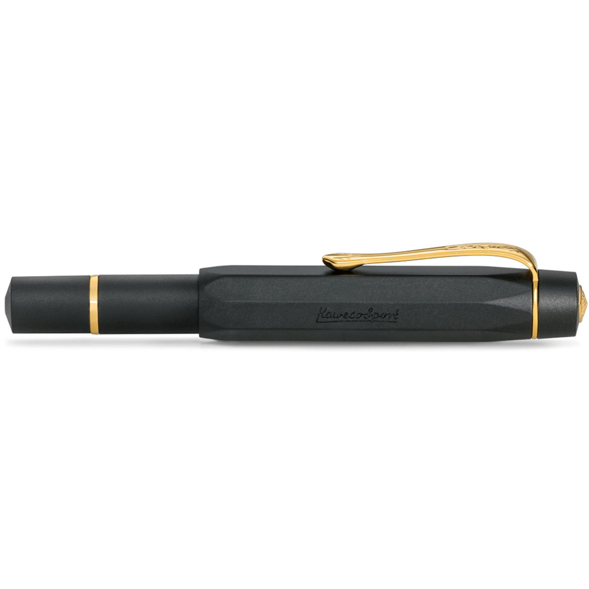 Kaweco Sport Piston FIller Fountain Pen - Solo Black - Pen Boutique Ltd