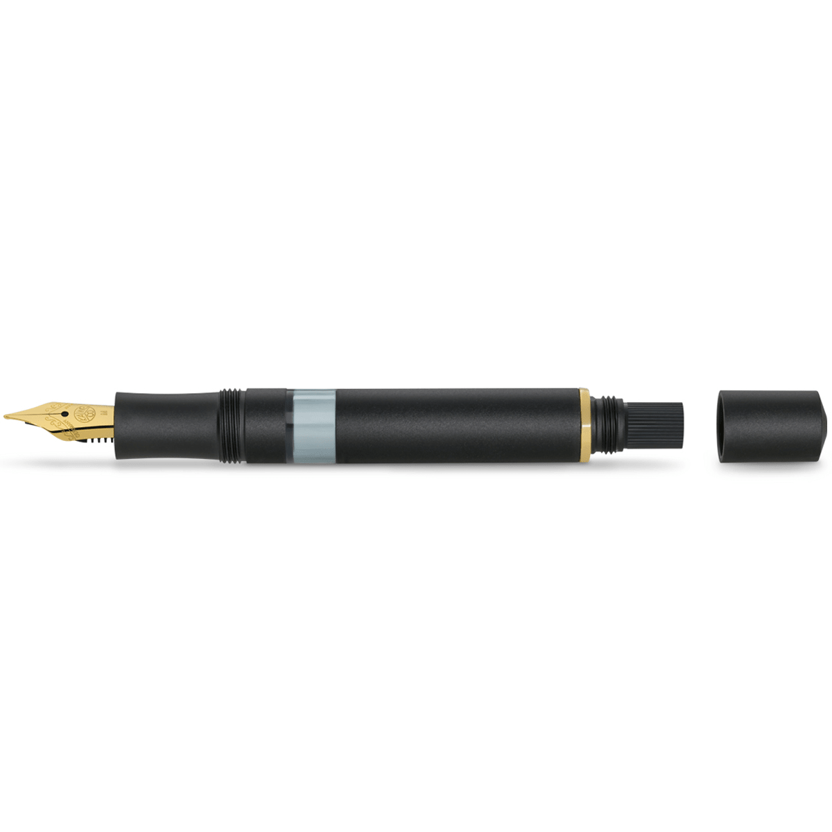 Kaweco Sport Piston FIller Fountain Pen - Solo Black - Pen Boutique Ltd