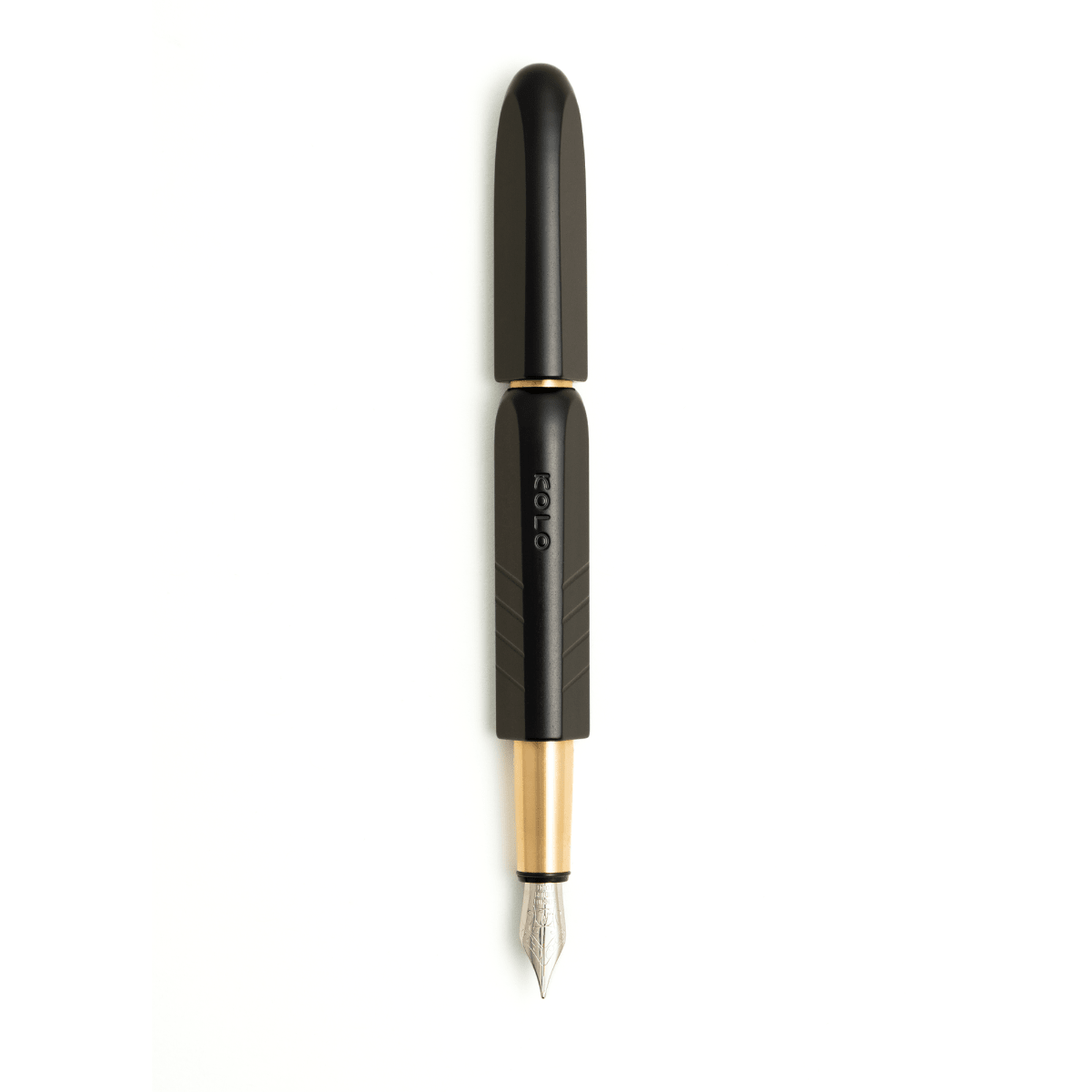 Kolo Tino Fountain Pen - Anodized Aluminum Noir - Pen Boutique Ltd