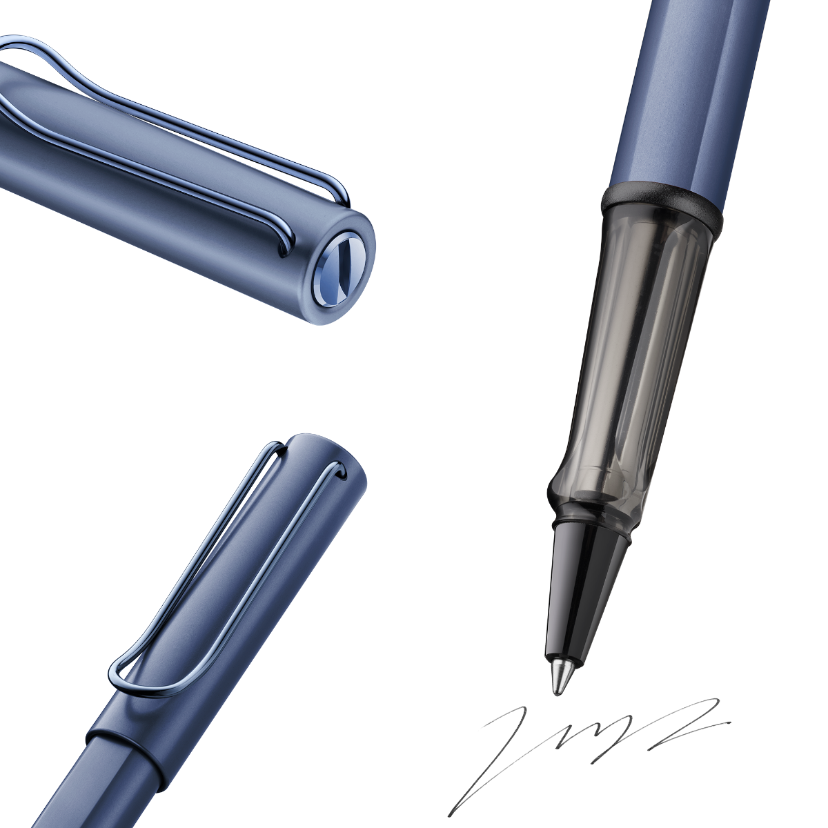 Lamy Lx Rollerball Pen - Blue-Pen Boutique Ltd