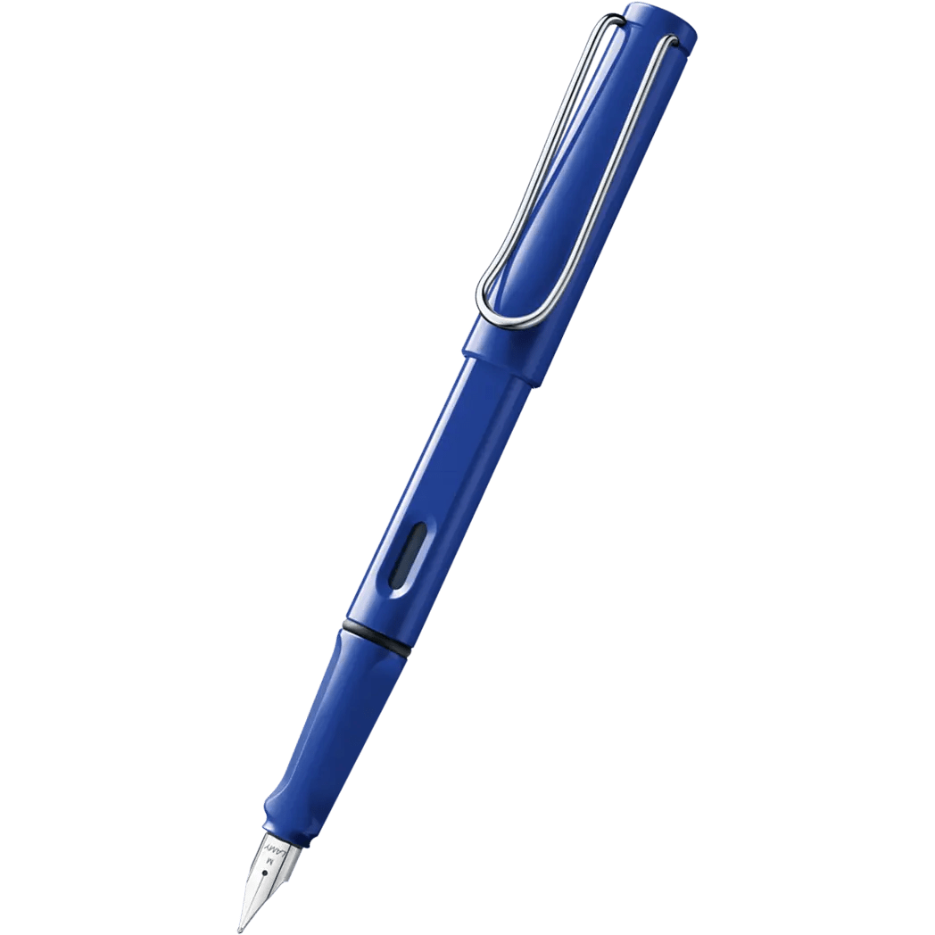 Lamy Safari Navy Blue Fountain Pen - Pen Boutique Ltd