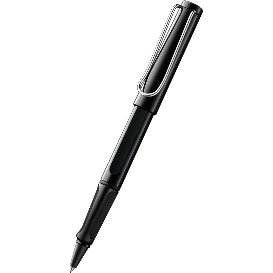Lamy Safari Shiny Black Rollerball Pen - Pen Boutique Ltd