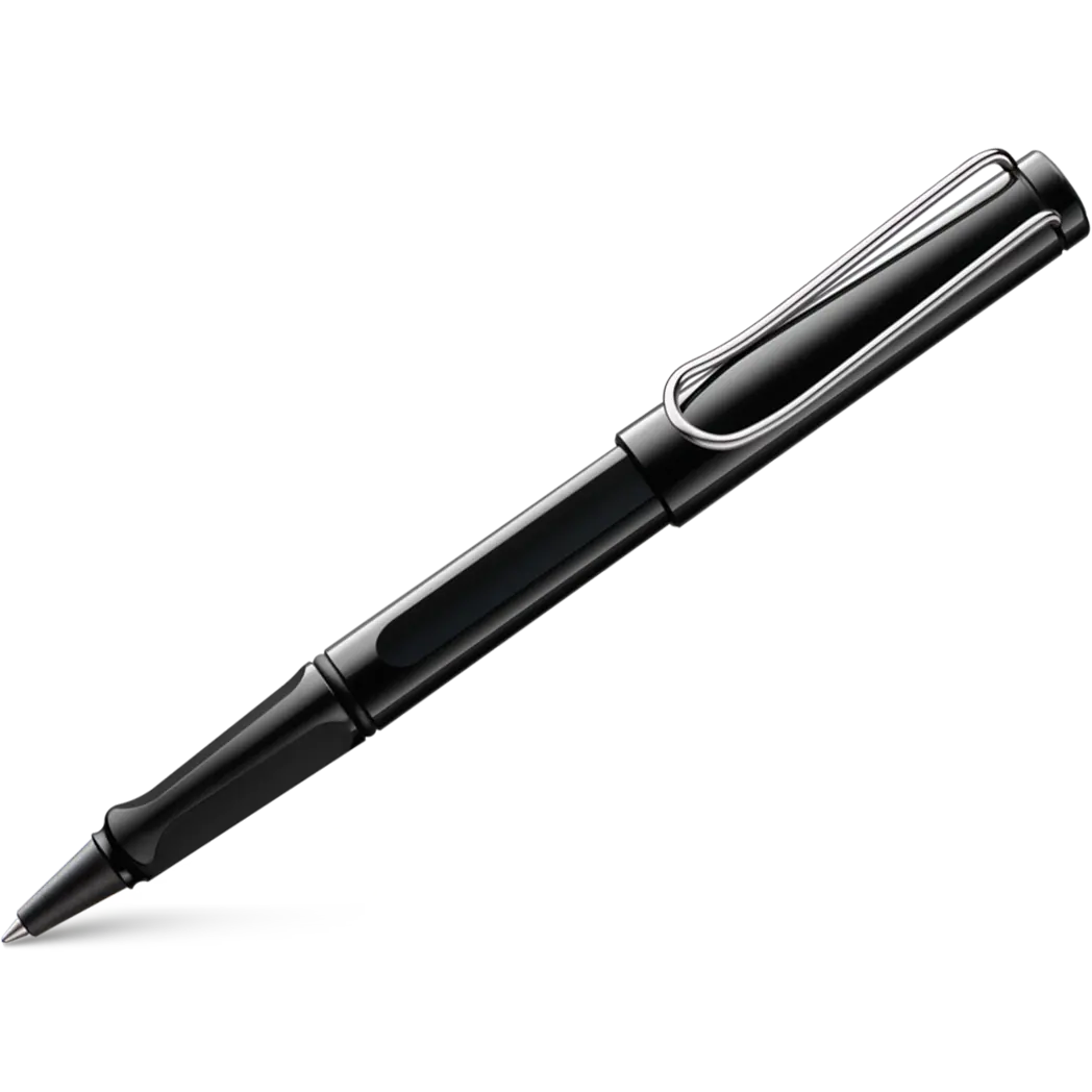 Lamy Safari Shiny Black Rollerball Pen - Pen Boutique Ltd