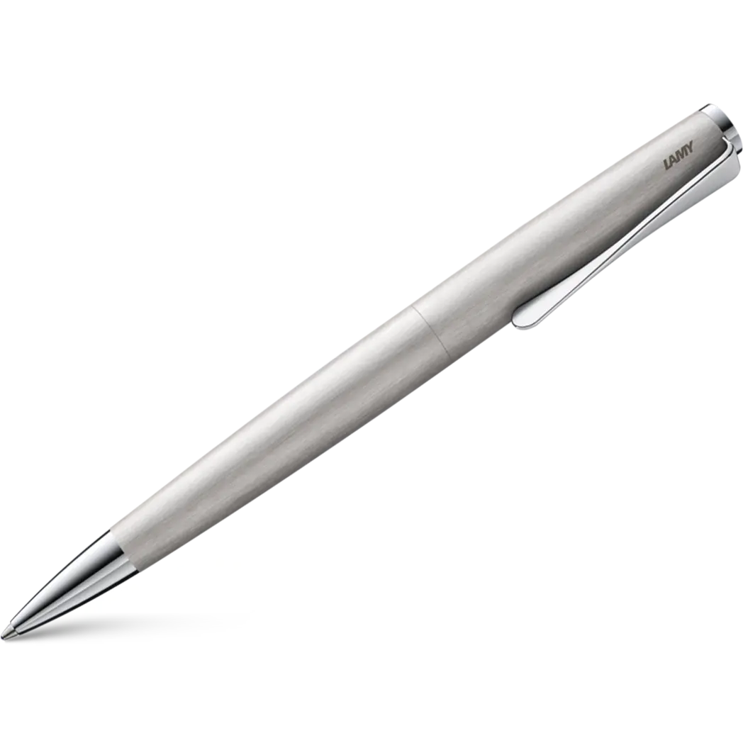 Lamy Studio Brushed Stainless Steel Ballpoint Pen - Pen Boutique Ltd