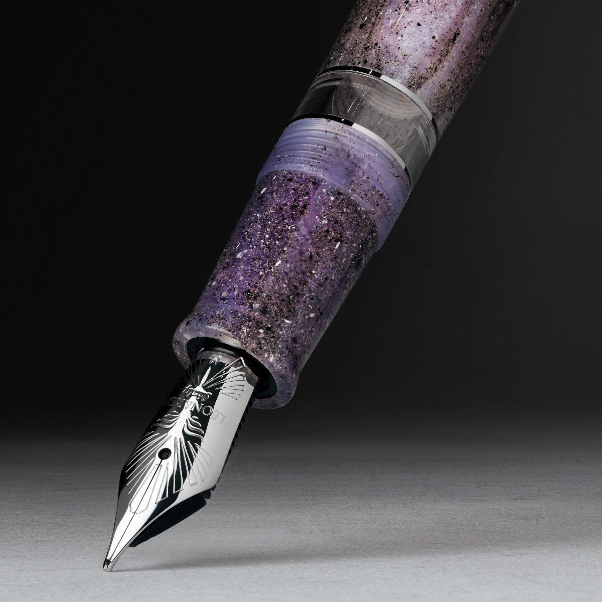 Leonardo Momento Magico Fountain Pen - Amethyst - Steel Nib - Pen Boutique Ltd