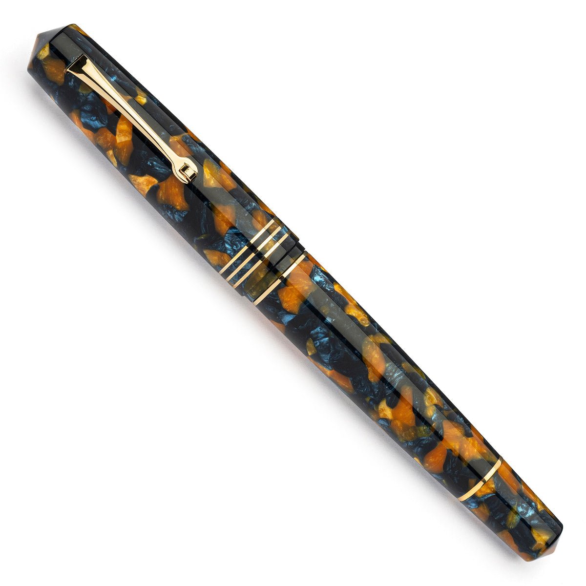 Leonardo Momento Zero Grande 2.0 Fountain Pen - Crepuscolo - Gold Trim - Pen Boutique Ltd