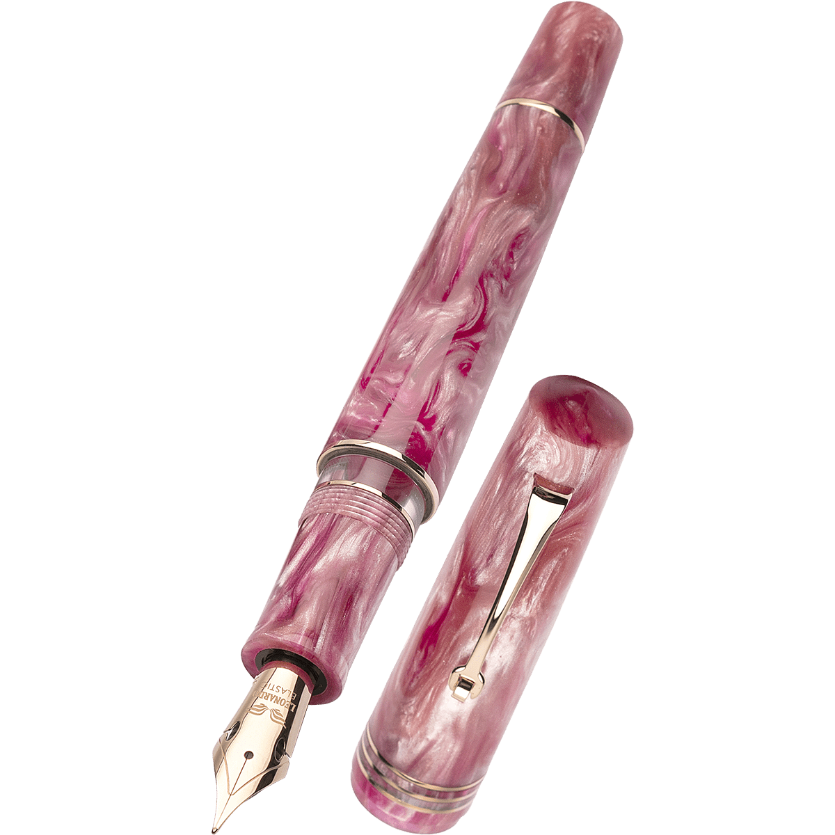 Leonardo Momento Zero Grande 2.0 Fountain Pen - The Power of Flower - Sakura - Rose Gold Trim (Limited Edition) - Pen Boutique Ltd