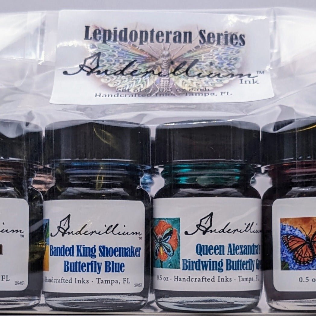 Anderillium Sample Ink Set - Lepidopteran - 0.5 oz (8 Colors) - Pen Boutique Ltd