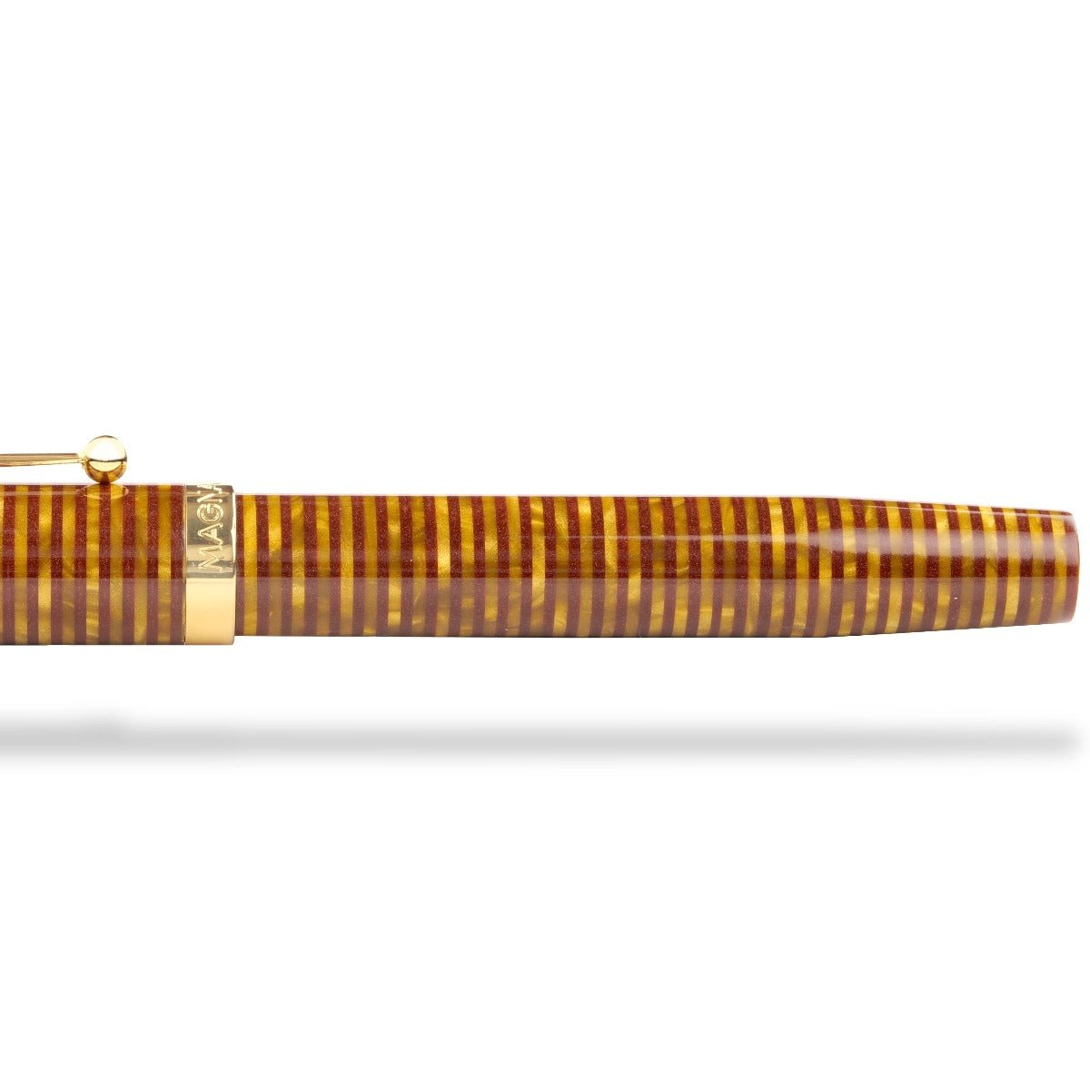 Magna Carta Mag 600 True Flex Fountain Pen - Bumblebee 14k gold nib - Pen Boutique Exclusive ( w/Free Yak Leather Pen Case) - Pen Boutique Ltd