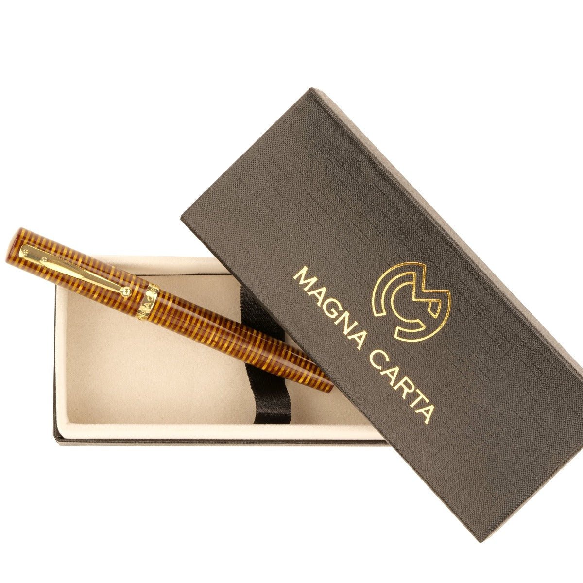 Magna Carta Mag 600 True Flex Fountain Pen - Bumblebee 14k gold nib - Pen Boutique Exclusive ( w/Free Yak Leather Pen Case) - Pen Boutique Ltd
