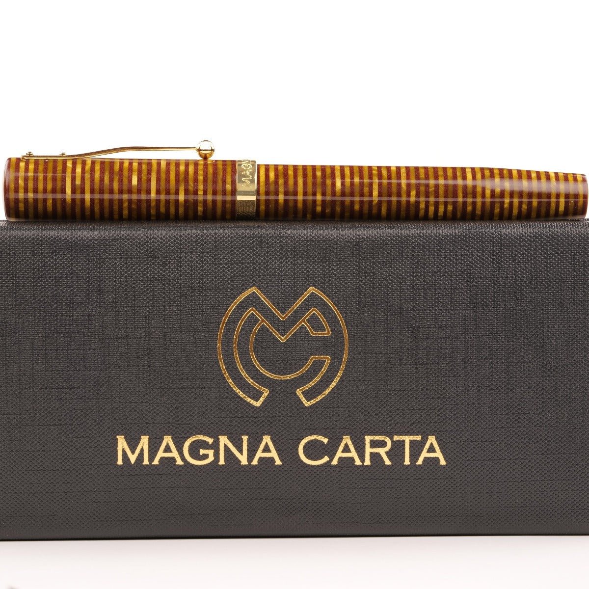 Magna Carta Mag 600 True Flex Fountain Pen - Bumblebee 14k gold nib - Pen Boutique Exclusive ( w/Free Yak Leather Pen Case) - Pen Boutique Ltd