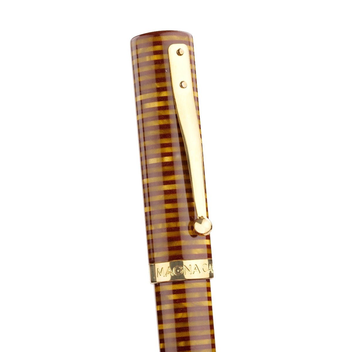 Magna Carta Mag 600 True Flex Fountain Pen - Bumblebee 14k gold nib - Pen Boutique Exclusive ( w/Free Yak Leather Pen Case) - Pen Boutique Ltd