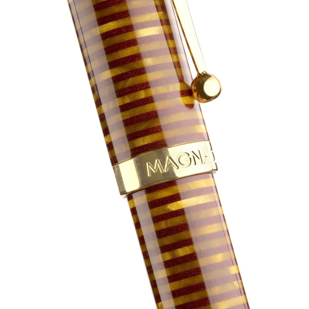 Magna Carta Mag 600 True Flex Fountain Pen - Bumblebee 14k gold nib - Pen Boutique Exclusive ( w/Free Yak Leather Pen Case) - Pen Boutique Ltd