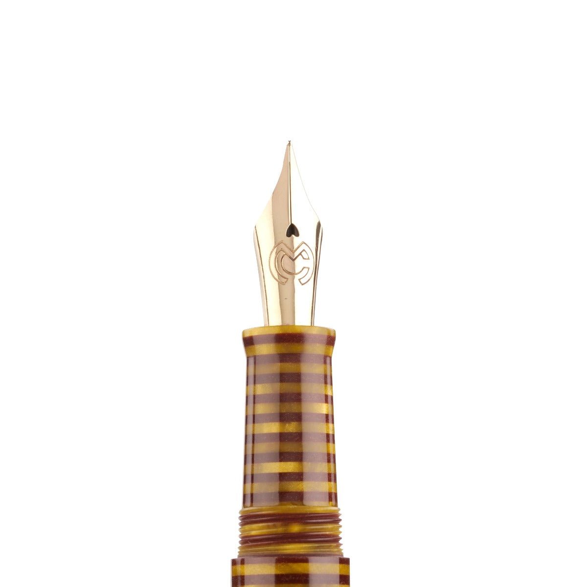 Magna Carta Mag 600 True Flex Fountain Pen - Bumblebee 14k gold nib - Pen Boutique Exclusive ( w/Free Yak Leather Pen Case) - Pen Boutique Ltd