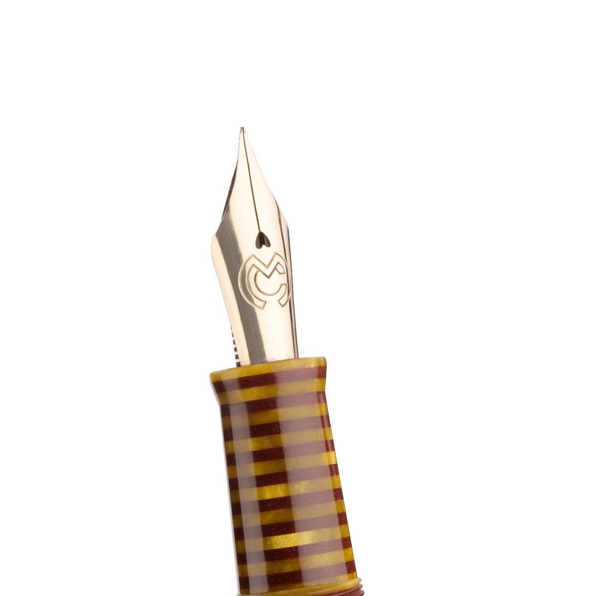 Magna Carta Mag 600 True Flex Fountain Pen - Bumblebee 14k gold nib - Pen Boutique Exclusive ( w/Free Yak Leather Pen Case) - Pen Boutique Ltd