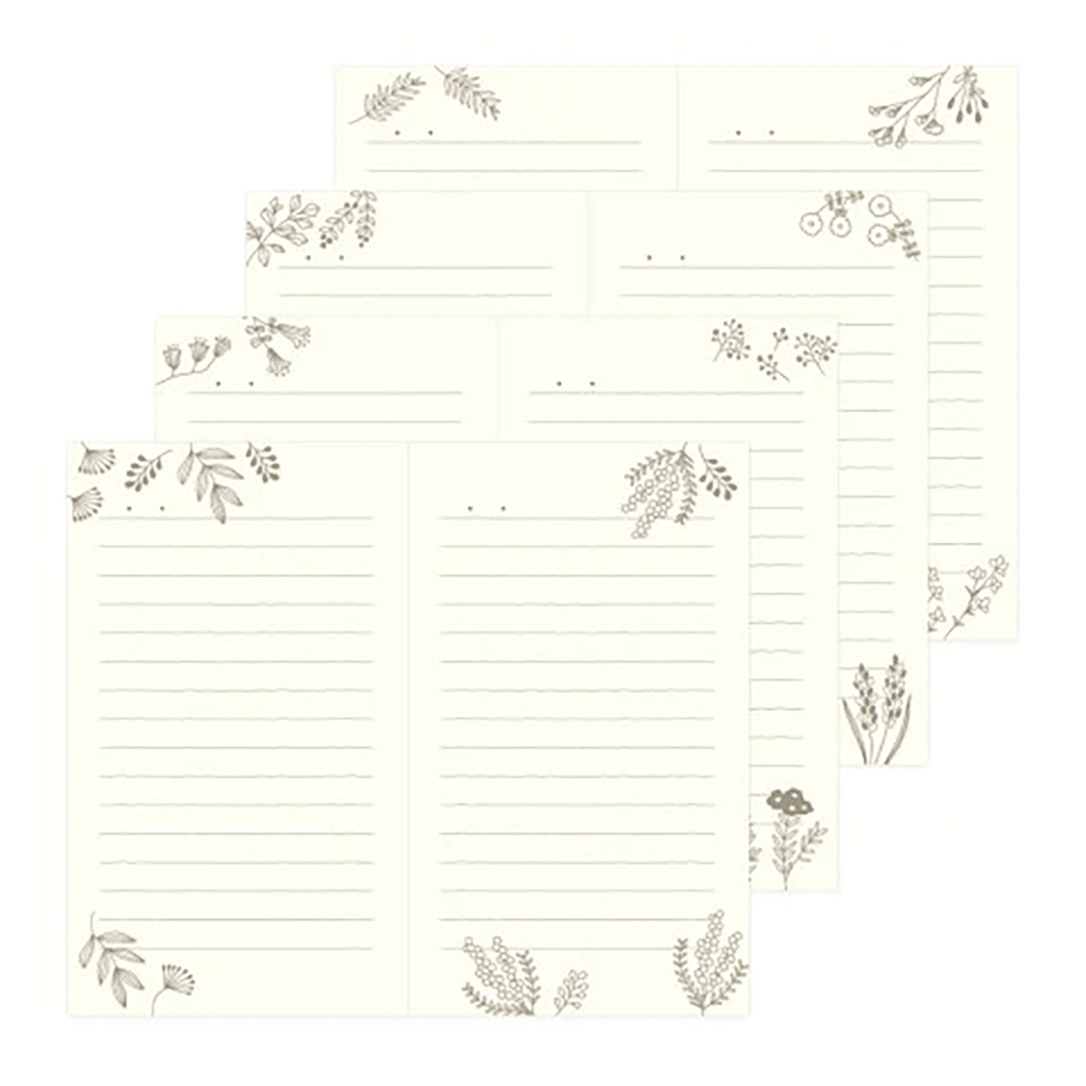 Midori One Day/Page Diary - Flower - Pen Boutique Ltd