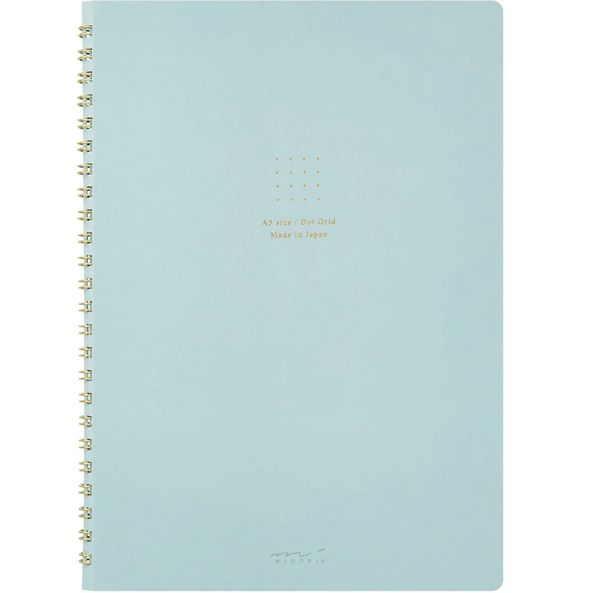 Midori Ring Notebook - Color Blue - Dot Grid - A5 - Pen Boutique Ltd