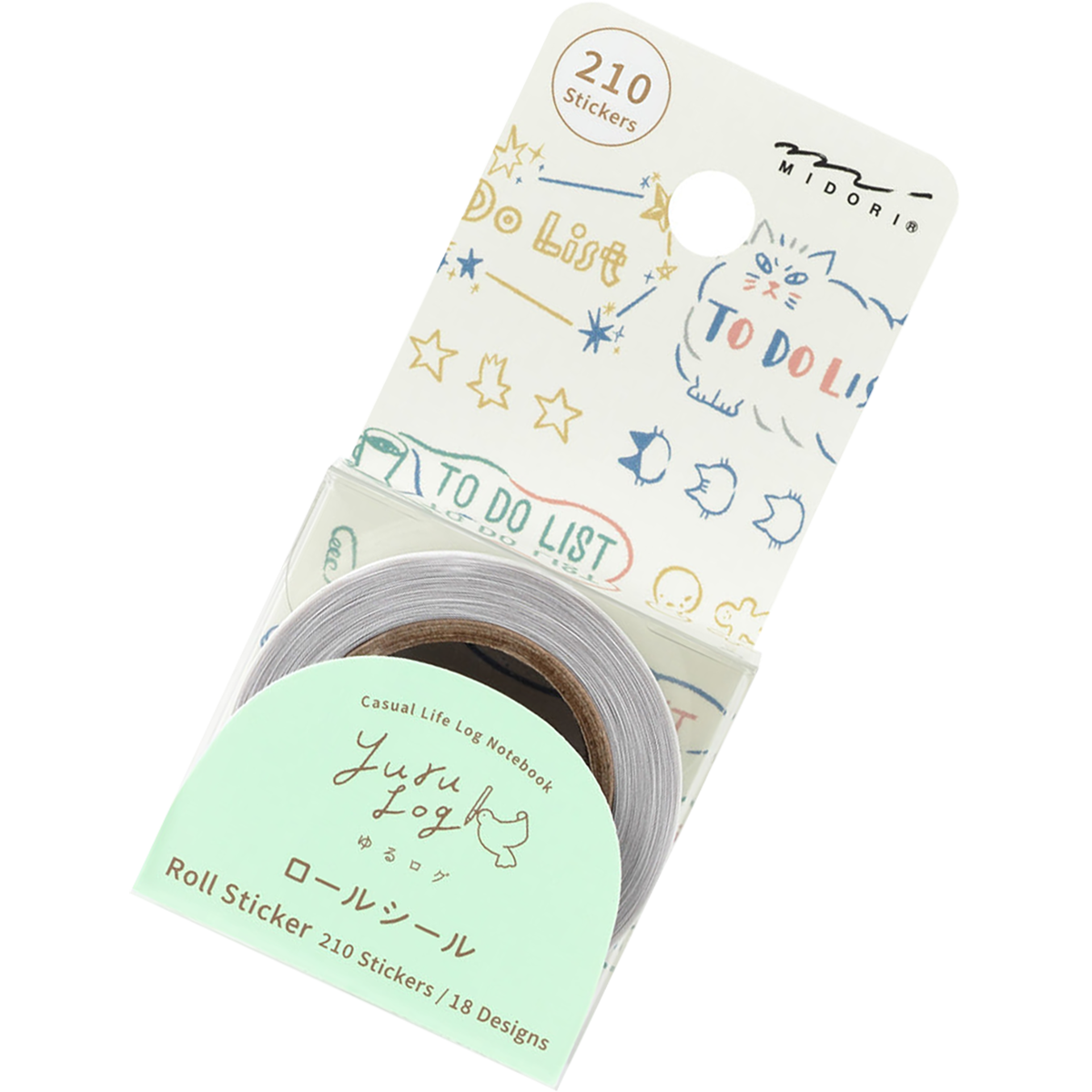 Midori Roll Sticker List - Yuru Log-Pen Boutique Ltd