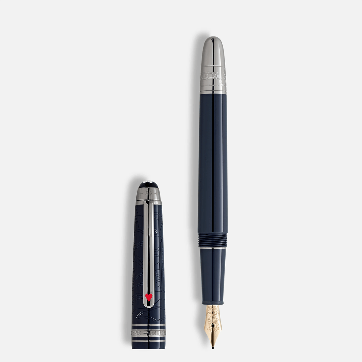 Montblanc 145 Meisterstuck Fountain Pen - Around the World In 80 Days - Dark Blue Resin (Classique) 2025 - Pen Boutique Ltd