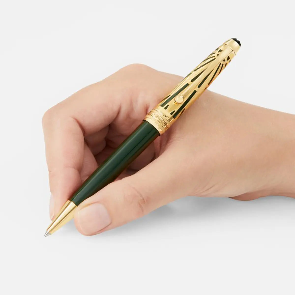 Montblanc Meisterstuck Ballpoint Pen - 164 The Origin Green - Doue - Pen Boutique Ltd