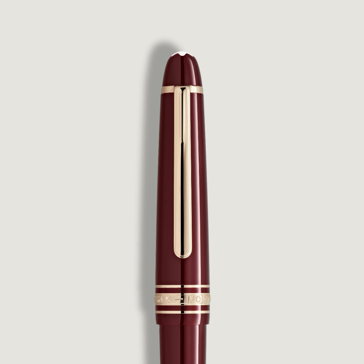 Montblanc Meisterstück Ballpoint Pen - Burgundy Red - Mid Size (2025 Release) - Pen Boutique Ltd