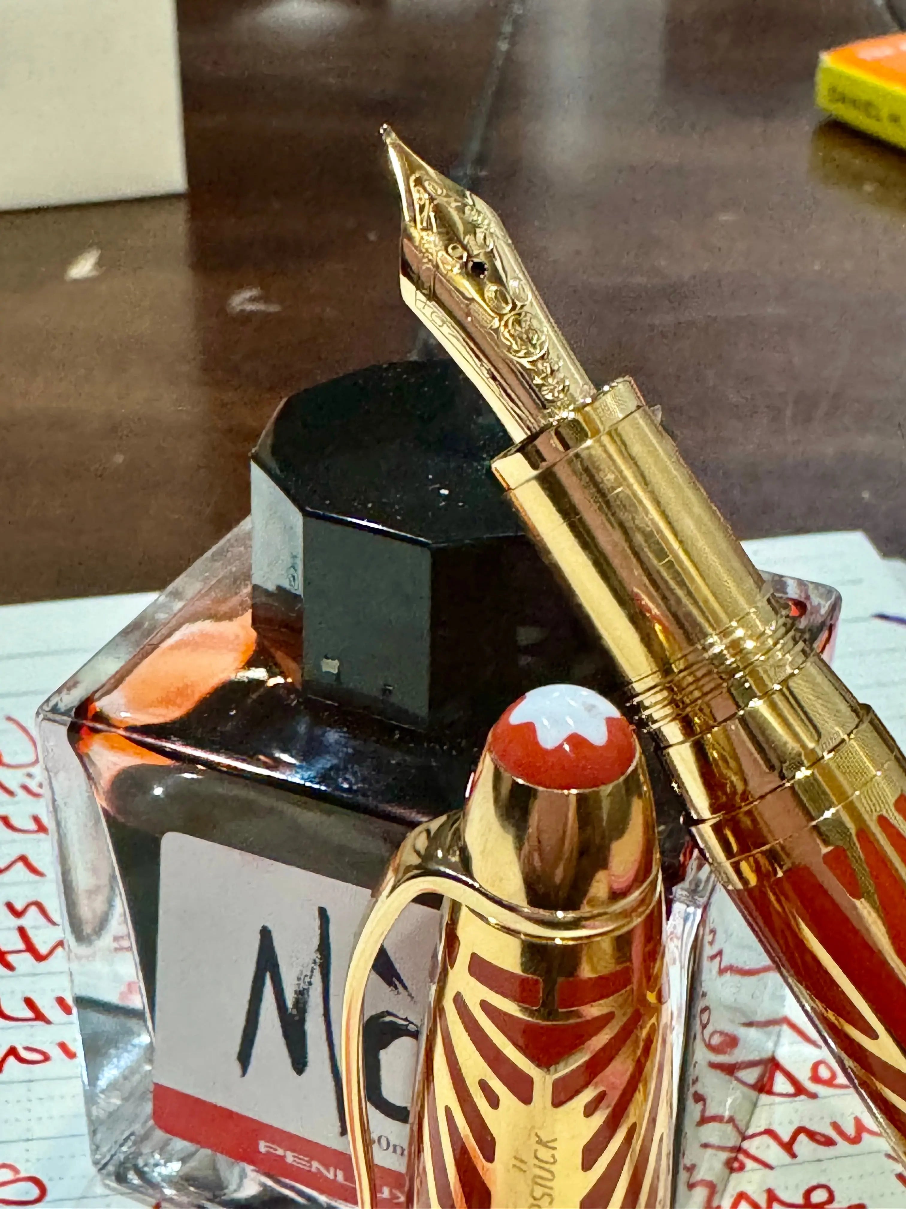 Montblanc Meisterstuck Fountain Pen - 146 The Origin Solitaire Coral - Pen Boutique Ltd