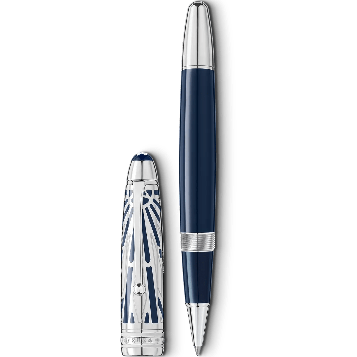 Montblanc Meisterstuck Rollerball Pen - 162 The Origin Blue - Doue - Pen Boutique Ltd